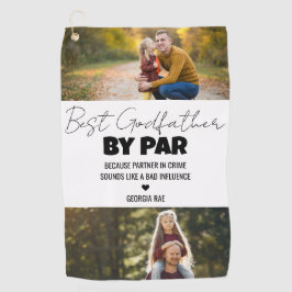 Toalla De Golf Best Godfather By Par Custom Photo Golf Towel