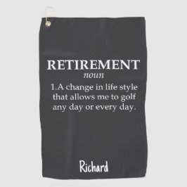 Toalla De Golf Best Retirement Gifts For Golfers Funny Retired