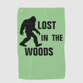 Toalla De Golf BIGFOOT / Sasquatch : PERDIDO EN MADERA
