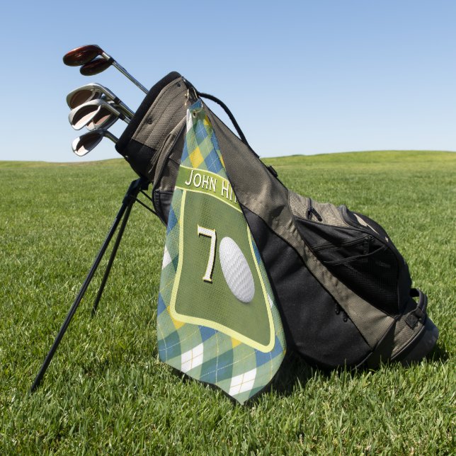 Toalla De Golf  Birthday Golf / Golfing / Golfer Theme (Verde)