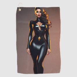 Toalla De Golf Black Catsuit Golf