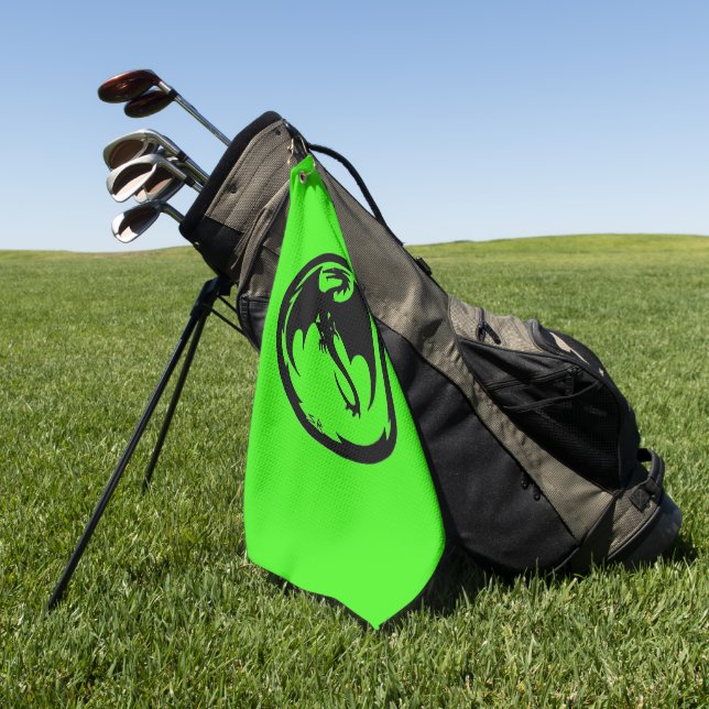 Toalla de golf Black Dragon Green (Verde)