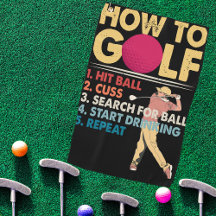 "Black How to Golf" es divertido