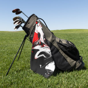 Toalla De Golf Blanco Negro En Los Árbitros