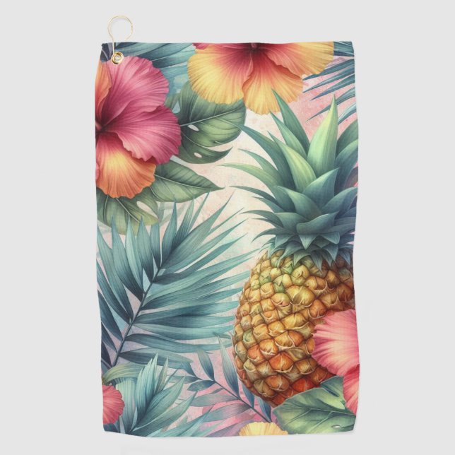 Toalla De Golf Bloom tropical (Anverso)