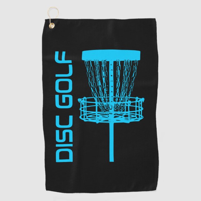 Toalla de golf Blue Disk Basket (Anverso)