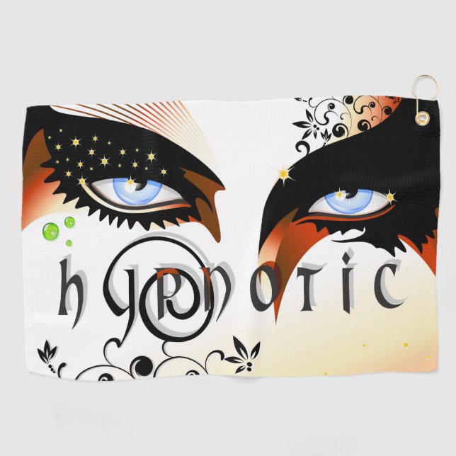 Toalla De Golf Blue Eyes Fashion Make Up (Horizontal)