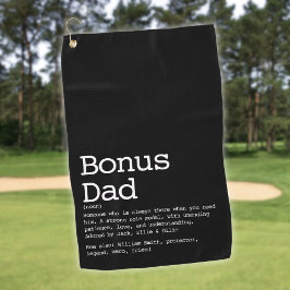 Toalla De Golf Bonificación personalizada Papá Padrastro Definici