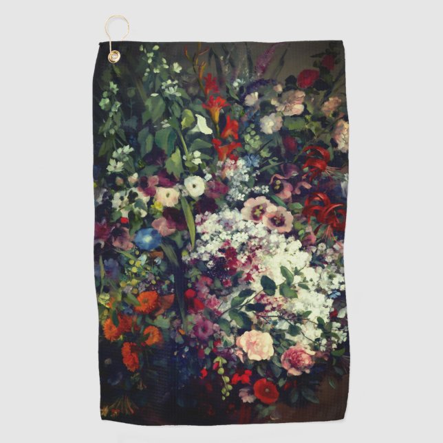Toalla De Golf Bonito Bouquet de flores en una bolsa (Anverso)