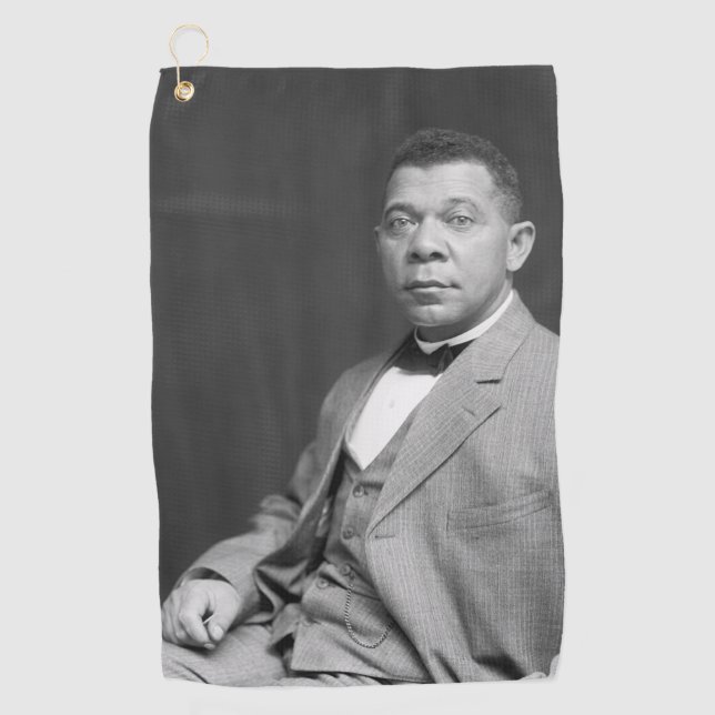 Toalla De Golf Booker Taliaferro Washington: Educador Negro (Anverso)