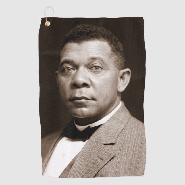Toalla De Golf Booker Washington: Educador afroamericano (Anverso)