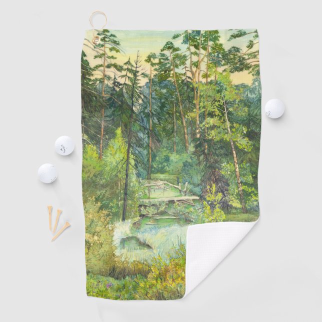 Toalla De Golf Bosque (In situ)