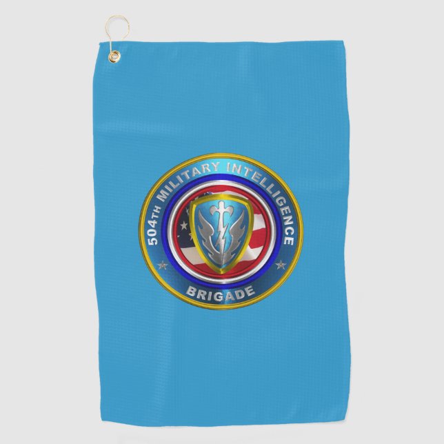 Toalla De Golf Brigada de Inteligencia Militar 504 (Anverso)