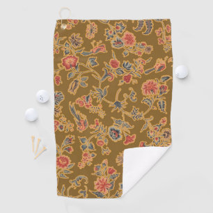 Toalla De Golf Brocado floral Chinoiserie vintage del siglo XVIII