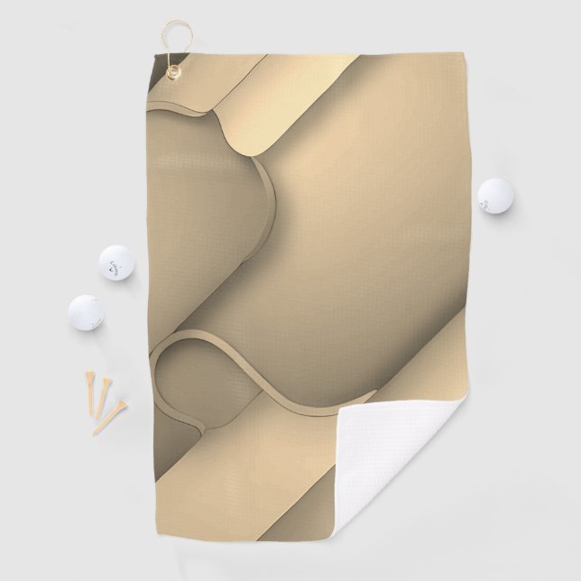 Toalla De Golf Brown Hues Arte Moderno (In situ)