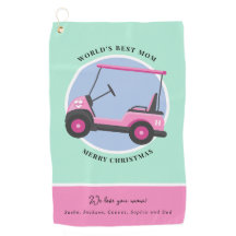 Bubblegum Pink Golf Cart Mom's