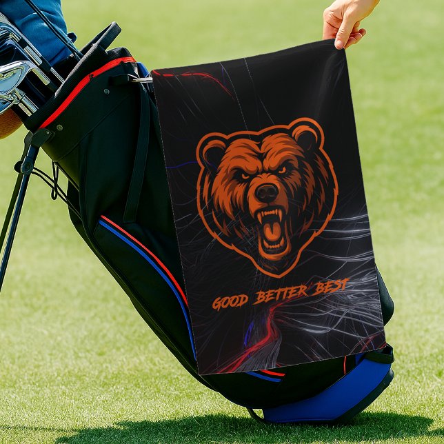 Toalla De Golf Bueno Mejor Óptimo Nunca Dejes Que Descanse (Subido por el creador)