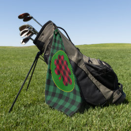 Toalla De Golf Bufalo verde chispeo Shamrock, Encanto de Atracció