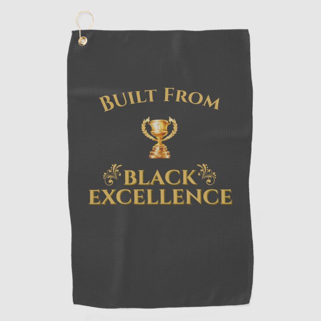 Toalla De Golf Built From Black Excellence Legacy  (Anverso)