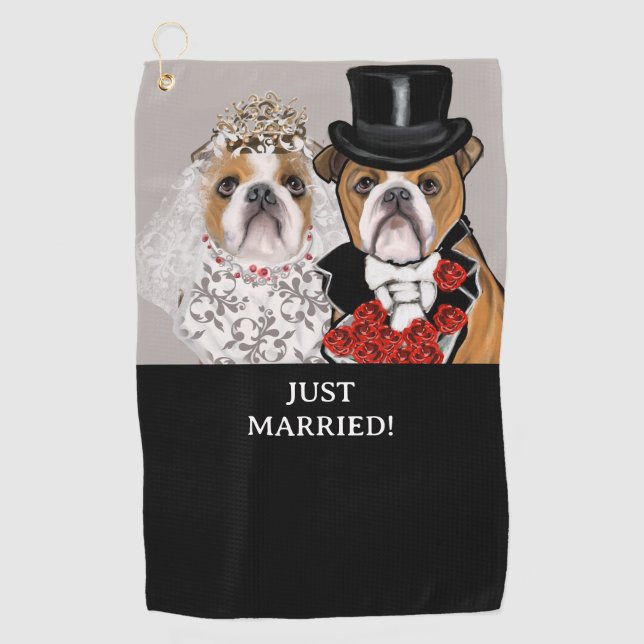 Toalla De Golf Bulldog        (Anverso)