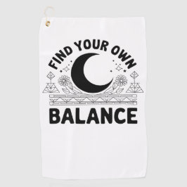 Toalla De Golf Buscar su propio saldo