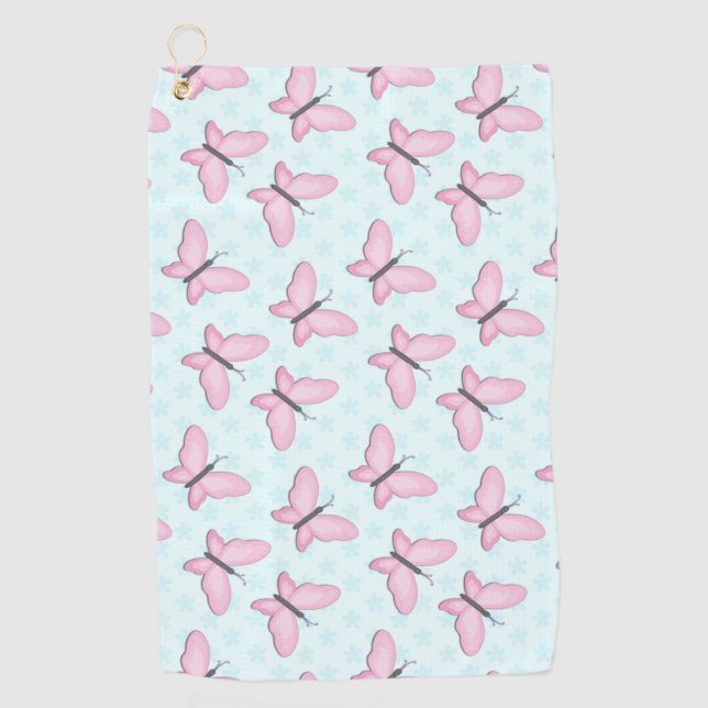 Toalla De Golf Butterfly Art For Toddlers (Anverso)