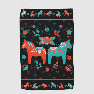 Toalla De Golf Caballo Folk Dala Sueco