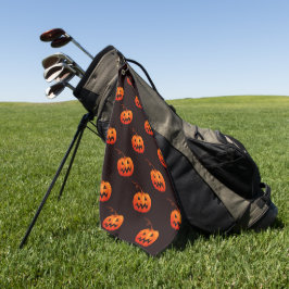 Toalla De Golf Calabazas de Halloween, Calabazas Naranjas Engaña