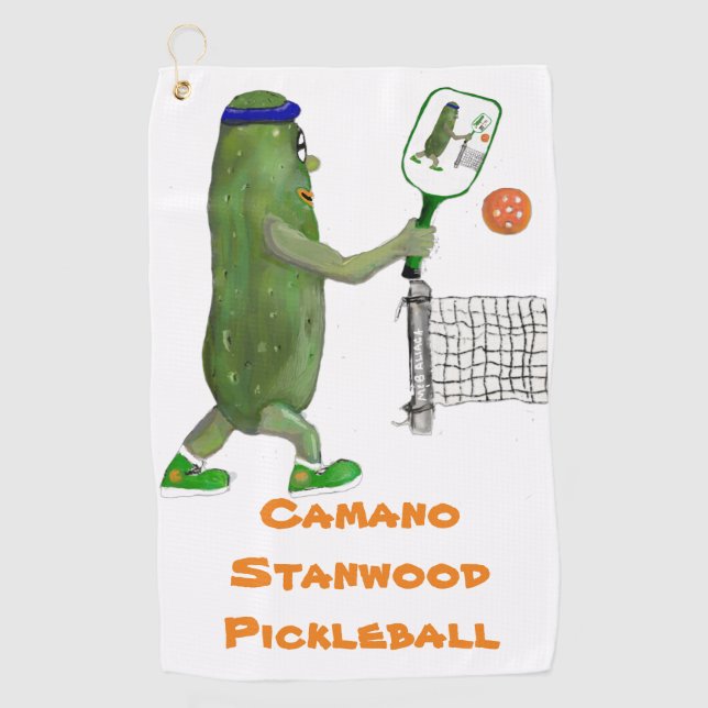 Toalla De Golf Camano Stanwood Pickleball (Anverso)