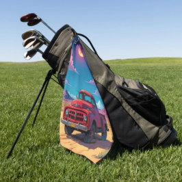 Toalla De Golf Camioneta Americana Clásica