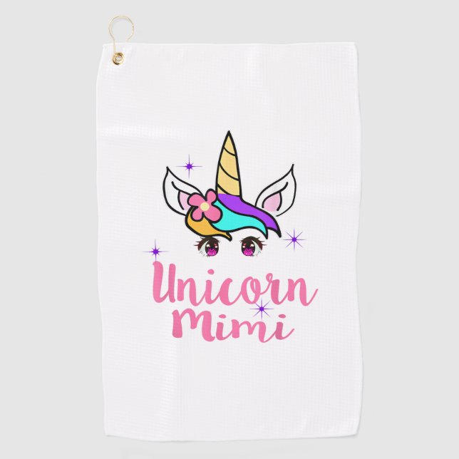 Toalla De Golf camiseta de Unicorn Mimi (Anverso)