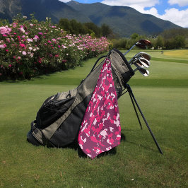 Toalla De Golf camo rosa