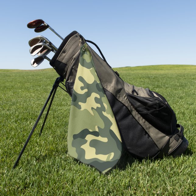 Toalla De Golf Camo verde (Verde)