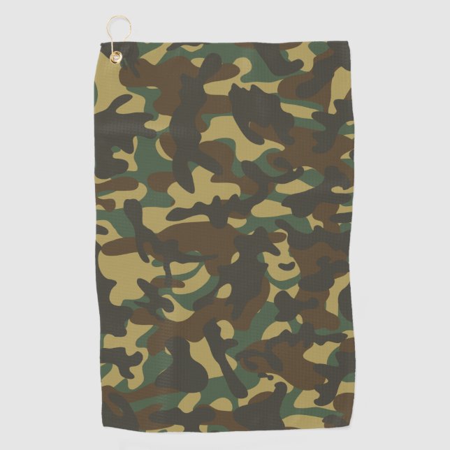 Toalla De Golf Camuflaje de bosque (Anverso)