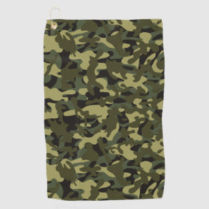 Toalla De Golf Camuflaje de la Primavera del Euro
