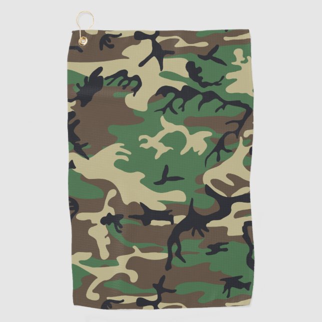Toalla De Golf Camuflaje militar (Anverso)