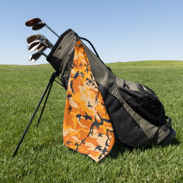 Toalla De Golf Camuflaje naranja, Ejército (Verde)
