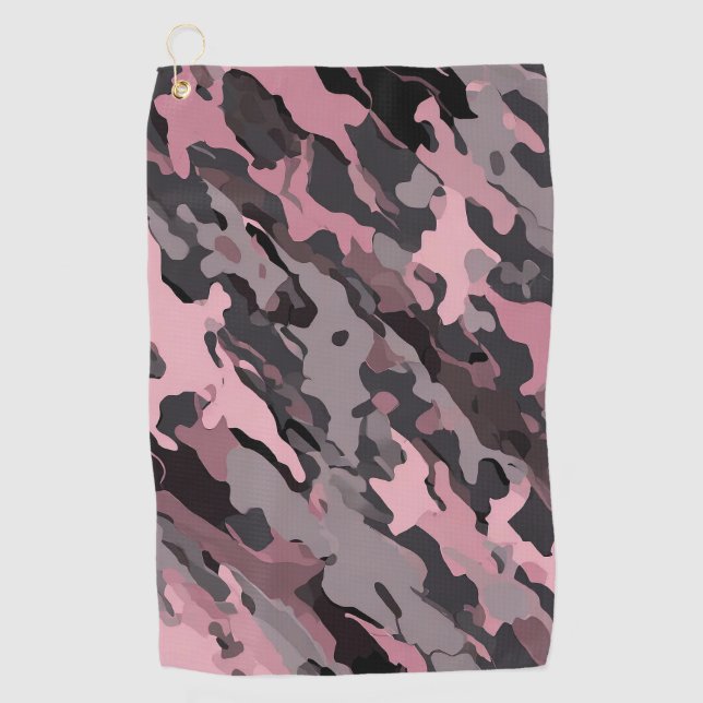 Toalla De Golf Camuflaje Urbano con Estilo  (Anverso)