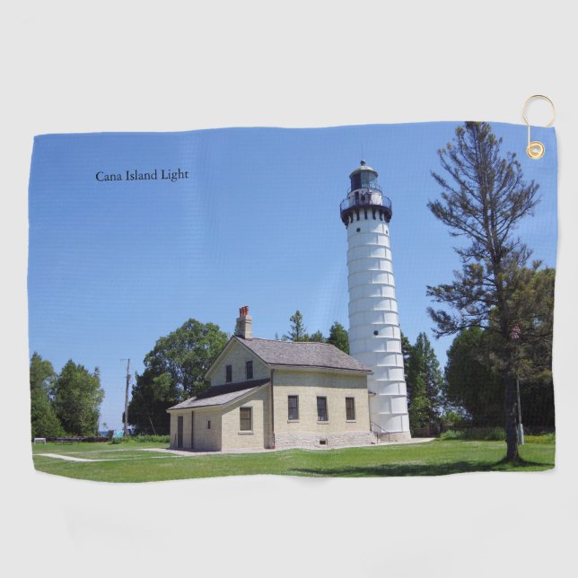 Toalla de golf Cana Island Light (Horizontal)