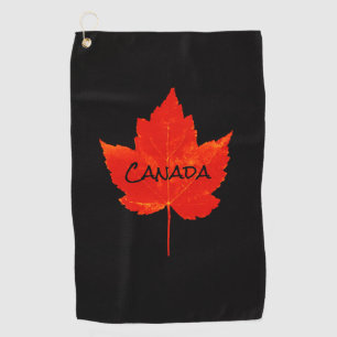 Toalla De Golf Canadá Day Red Black Maple Leaf