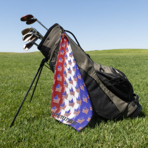 Toalla De Golf Canada USA Golf Towel Canada US Flag GOlf Gifts