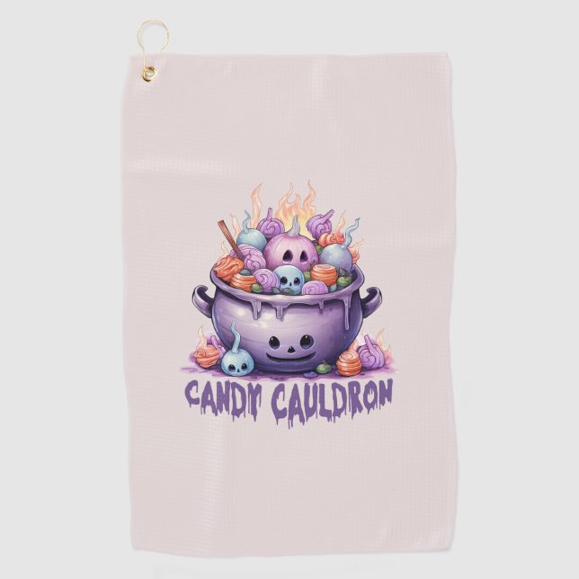 Toalla De Golf Candy Cauldron (Anverso)
