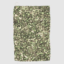 Capas de mosaico en sepia verde áspera y espumoso