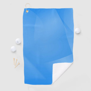 Toalla De Golf Capas Delicadas de acento azul inicial