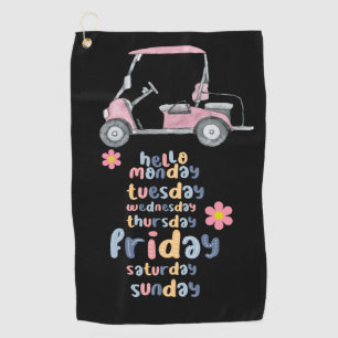 Toalla De Golf Carro de golf para los golfistas que juegan todos