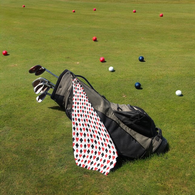 Toalla De Golf cartas de juego (golf towel)