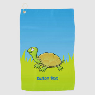 Toalla De Golf Cartoon Turtle