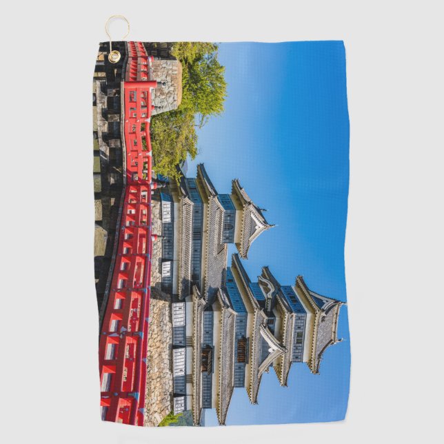 Toalla De Golf Castillo y puente de Matsumoto (Anverso)