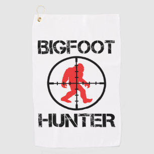 Toalla De Golf Cazador de Bigfoot Divertido Amante de Bigfoot   
