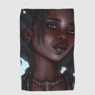 Toalla De Golf Chica de Gótico negro lindo